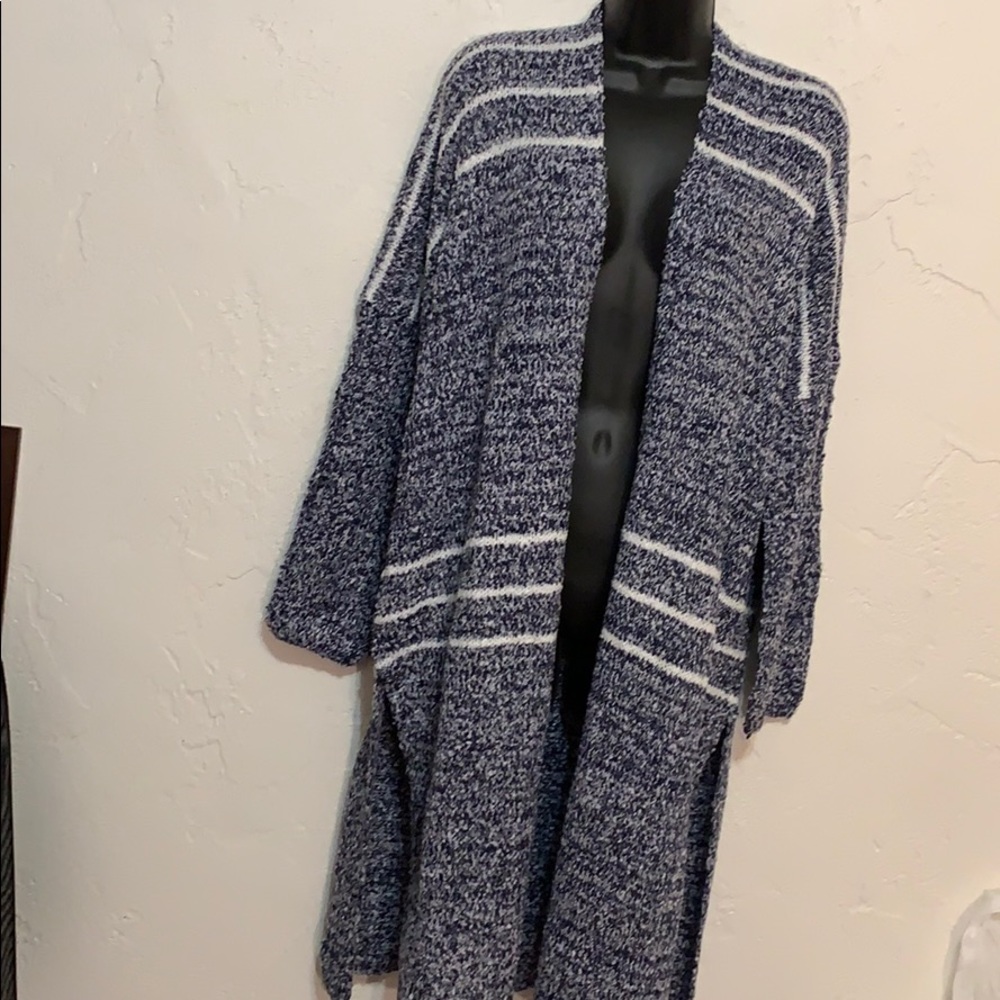 LAST ONE!!  Open Front Knit Cardigan Duster Top NWOT - Picture 2 of 4